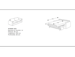 Divano letto Russel Excò a prezzo scontato