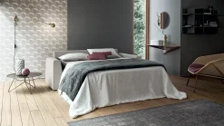 Divano letto tessuto in poliuretano  Felis in Offerta Outlet