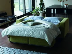 Divano letto tessuto in poliuretano  Hopplà in Offerta Outlet