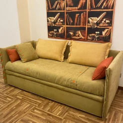 Divano letto tessuto in poliuretano Dienne salotti a prezzo Outlet