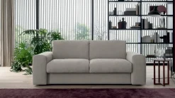 Divano letto tessuto in poliuretano  Felis a prezzo scontato