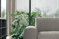 Divano letto tessuto in poliuretano Felis a prezzo scontato