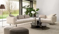 Divano Lineare a 3 posti Binario di Flou: prezzo su richiesta