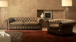 Divano Lineare a 3 posti Chester one di Poltrona frau: prezzo su richiesta