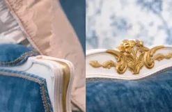 Divano lineare Divano conte in memory velluto Md work in OFFERTA - 44%