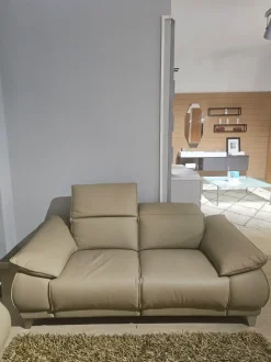 Divano Lineare Divano modello gina in vera pelle Artigianale ad un prezzo conveniente