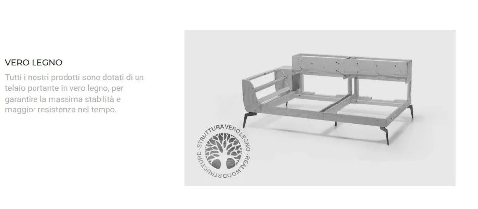 Divano Lineare Granada r. Rosini in Offerta Outlet a 1750€