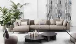 Divano Lineare in Tessuto sfoderabile  Olivier di Flou