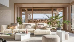 Divano Lineare in Tessuto sfoderabile  Olivier di Flou