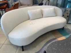 Divano Lineare in Tessuto sfoderabile Lunam di Kartell