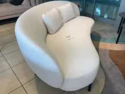 Divano Lineare in Tessuto sfoderabile  Lunam di Kartell