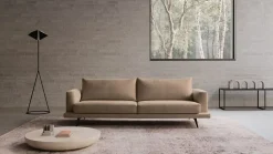 Divano Lineare tessuto modello Philip 77|92 di Doimo salotti