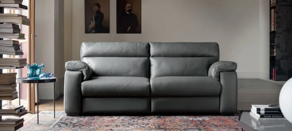 Divano lineare William Doimo Salotti scontato del 40%