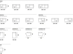 Divano Lineare Wing * Twils a 5060 Euro