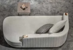 Divano Luxury sofa nabuk Md work a prezzo scontato