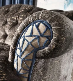 Divano Luxury velluto calassico contemporaneo  Md work a PREZZO OUTLET