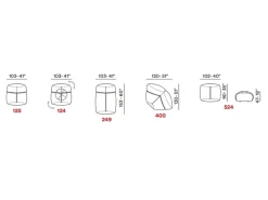 Divano Max divani Chicca PREZZI OUTLET sconto 30%