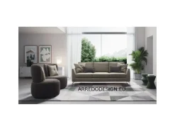 Divano Mike tessuto in poliuretano  Le comfort a prezzo Outlet