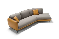 Divano modello Divano pelle tessuto vari colori  di Md work a prezzi outlet