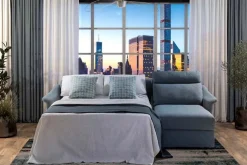 Divano moderno tessuto Divano letto luxury materasso da 18 cm di Md work con sconto del - 45%