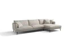 Divano moderno tessuto Sophia angolare di Collezione esclusiva con sconto del - 40%