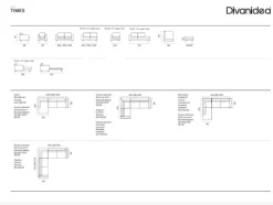 Divano Moderno Times con Grandi  a prezzo riservato