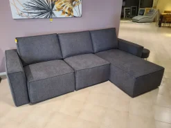 Divano Mono tessuto in poliuretano  Samoa in Offerta Outlet