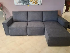 Divano Mono tessuto in poliuretano  Samoa in Offerta Outlet