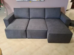 Divano Mono tessuto in poliuretano  Samoa in Offerta Outlet