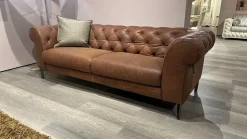 Divano Morfeo in Pelle non sfoderabile  di Natuzzi scontato 59%