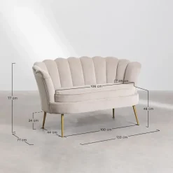 Divano Morla A&c in Tessuto a 593€