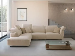 Divano Nevis outlet tessuto in poliuretano  Diotti.com a prezzo Outlet