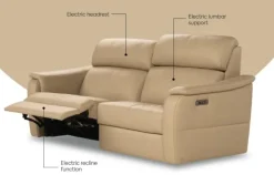 Divano Oakland in Pelle non sfoderabile di Nicoletti home scontato 40%