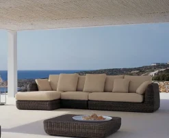 Divano per l'esterno Divano uno piu completo di cuscini modulare a marchio Md work a prezzo ribassato
