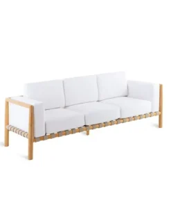 Divano per l'esterno Divano teak cinghiato luxury a marchio Md work a prezzo scontato