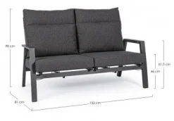 Divano per l'esterno Kledi a marchio Bizzotto a prezzo ribassato