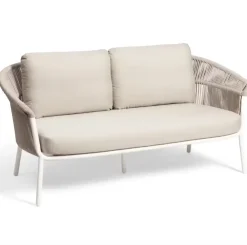 Divano per l'esterno Md work modello Set lak bianco/beige SCONTATO