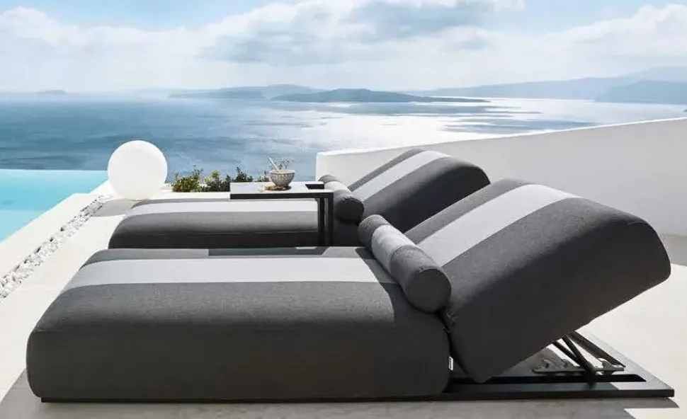 Divano per l'esterno Md work modello Lettino di alta qualita esterno made in italy SCONTATO