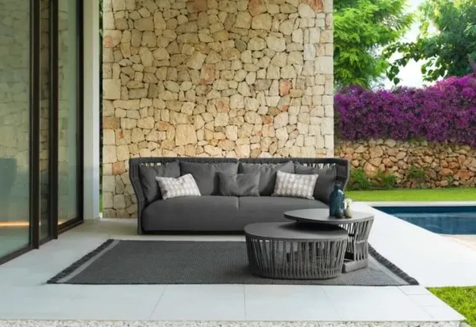 Divano per l'esterno Talenti Cliff divano tre posti cm 268 in offerta