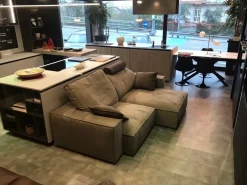 Divano relax microfibra in misto piuma  Flex team a prezzo Outlet