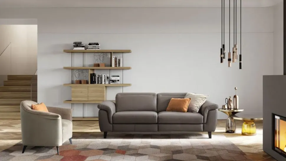 Divano relax Zeno Le comfort a PREZZO OUTLET