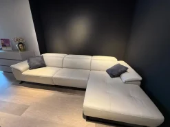 Divano Seneca in Pelle S.b. salotti a prezzo scontato