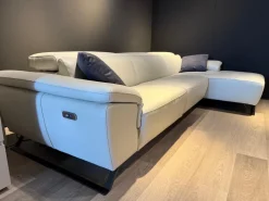 Divano Seneca in Pelle S.b. salotti a prezzo scontato