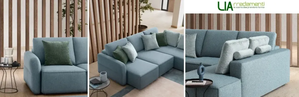 Divano Soho tessuto in poliuretano Le comfort a prezzo Outlet