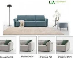 Divano Soho tessuto in poliuretano Le comfort a prezzo Outlet