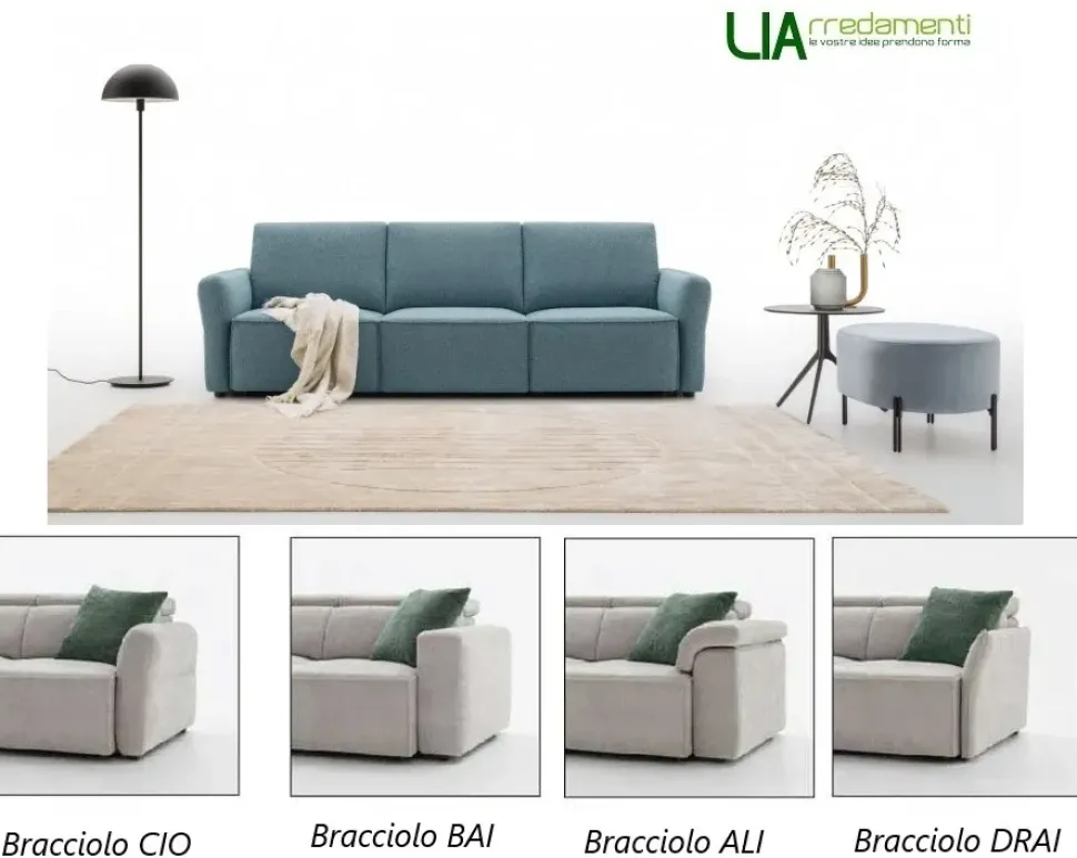 Divano Soho tessuto in poliuretano Le comfort a prezzo Outlet