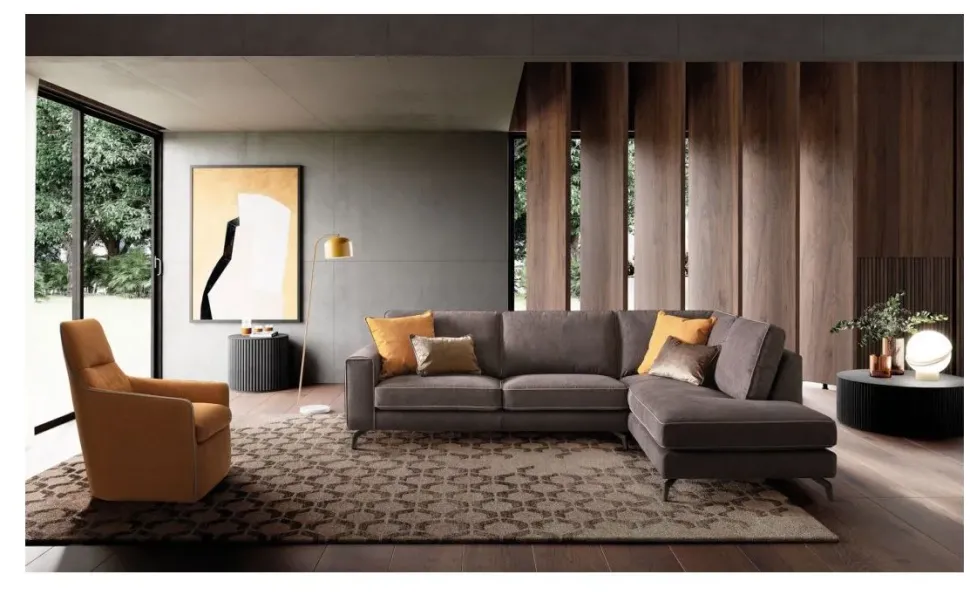 Divano Spencer di Le comfort in stile moderno a prezzo scontato