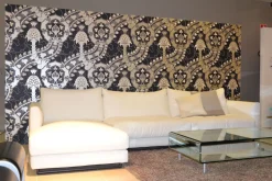 Divano tessuto antimacchia in Tessuto Pianca a prezzo ribassato