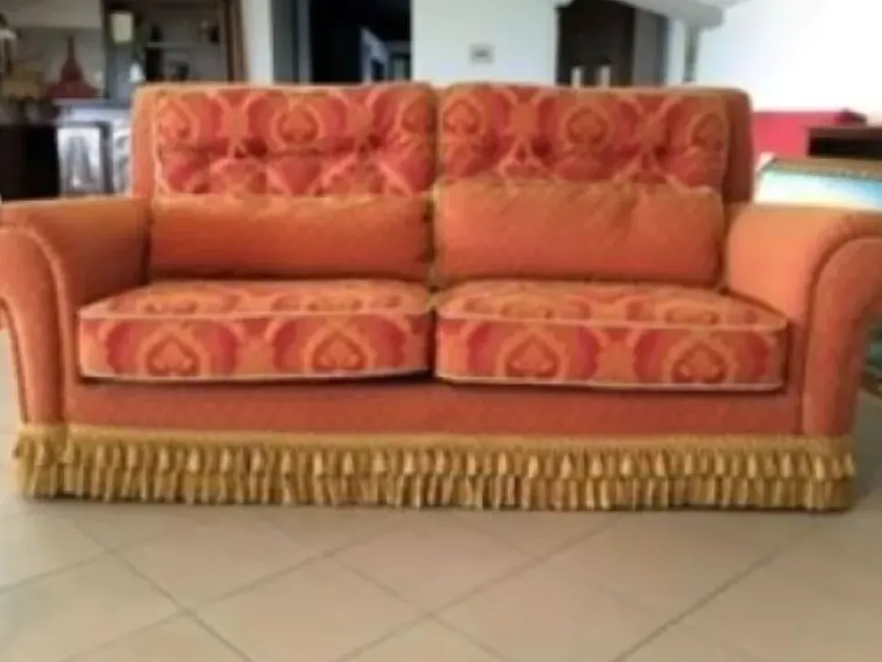 Divano tessuto in poliuretano Artigianale a prezzo Outlet