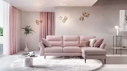 Divano Thoas tessuto in poliuretano  Le comfort a prezzo Outlet